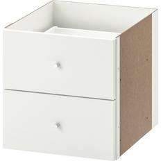 IKEA KALLAX High-Gloss White Chest of Drawer 33x33cm