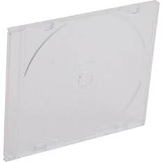 Optical Storage DragonTrading 100 x cd dvd slimline jewel 5.2mm cases for 1 disc with clear frosted tray