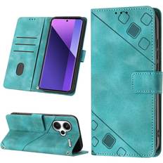 GANGXUN Green Case For Xiaomi Redmi Note 13 Pro Plus 5G Magnetic Leather Wallet Flip Cover Card Holder
