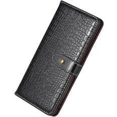 Keshen Crocodile Texture Horizontal Flip Leather Case for Lenovo A5, with Card Slot Holder WalletBlack