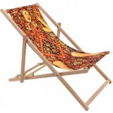 Seletti Toiletpaper Wooden Folding Indoor Outdoor Deckchair Office Chair