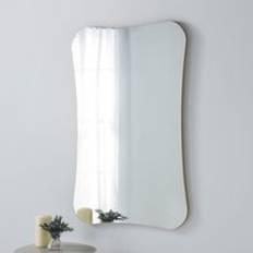 Yearn Mirrors Barnsbury Frameless Gold Organic 90x60cm Wall Mirror