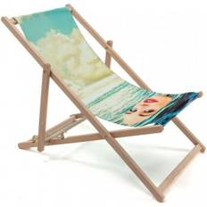 Seletti Wooden Folding Deckchair Office Chair