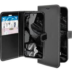 Google Pixel 8A Wallet Cases GANGXUN Black For Google Pixel 8A Wallet Flip PU Leather Cover Case