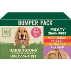 Harringtons free hypoallergenic wet dog food classics pack 16x400g...