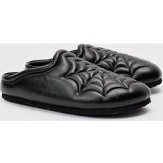 Clogs boohooMAN Spiderweb Mule - Black