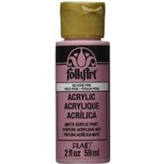 Plaid Rose Pink FolkArt 2oz