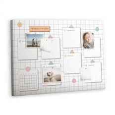 White Bulletin Boards East Urban Home Mahlah Wall Mounted Cork