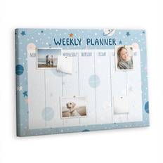 Blue Bulletin Boards East Urban Home Damara Wall Mounted Cork