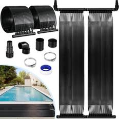 Solar Water Heaters Dakota Fields Solar Collector Swimming Pool Heating 600x75 Cm, Solar Heater, 4.2 M2 Swimming Pool Water Content Up To 24,000l, Solar Panels, Anti-ultraviolet, Expan 4.0 H x 600.0 W x 75.0 D cm