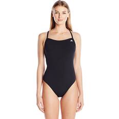 Adidas Women Swimwear Adidas Women's Solid C-Back One Piece Swimsuit, Black