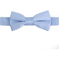 Ties & Bow Ties Overstock Hold'Em Bow Tie For Boys and Baby Satin look Solid Color Adjustable Pre-tied Kids Light Blue