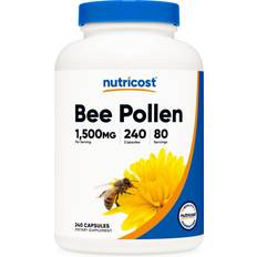 Nutricost bee pollen 240 capsules, 80 1,500mg