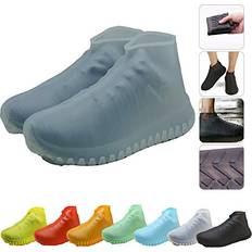 Nirohee Nirohee Silicone Shoes Covers, Shoe Covers, Rain Boots Reusable Easy to Carry for Women, Men, Kids. Gray, XL