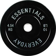 Weight Plates Everyday Essentials Color Coded Olympic Bumper Plate Weight Plate w Steel Hub, Single, NEWEE