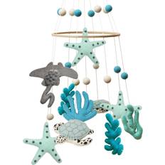 Other Decoration Kid's Room Glaciart one ocean nursery mobile colorful decor for crib, baby rooms Ocean 1.57