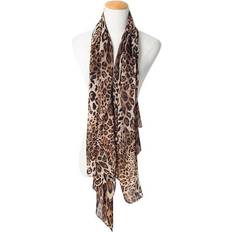 Leopard - Women Scarfs Xinyuan XINYUAN Leopard Print Scarf Women Vintage Chiffon Stole Soft Casual Scarf T5F9