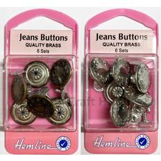 bronze jeans buttons 16mm