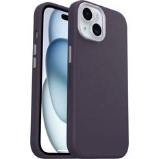 OtterBox iPhone 15, iPhone 14 &amp; iPhone 13 Case Symmetry Series Cactus Leather for MagSafe Plum Luxe Purple