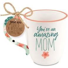 Cerámica Tazas de viaje Amazing Mom Philippians 1:7 Ceramic Mug Floral Taza de viaje