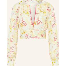 Reiss Nederdele Reiss Lyla Blomster Tryk Slips Talje Mini Nederdele - Pink/Yellow