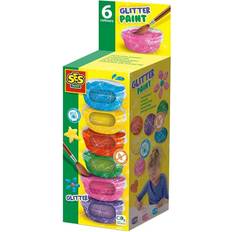 Lilla Akvarelmaling SES Creative SES Gouache Glitter 6x45ml