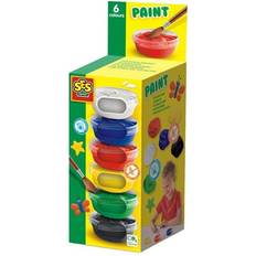 Keltainen Maalit SES Poster Paint 6x45ml