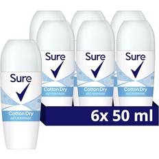 Sure Toiletries Sure women roll on cotton dry antiperspirant deodorant 48hrs protection 50ml