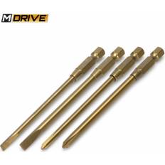 M-DRIVE Power Tool Bits Set Stjärnskruv & Spårskruv 4 & 5mm