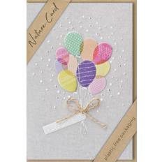 Cartes & Invitations vente BSB Carte de vœux en forme de ballon Carte nature Cartes d'anniversaire durables Cartes de vœux avec enveloppe Carte d'anniversaire pour hommes et femmes Carte de vœux 11,5 x 17 cm