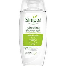 Simple kind to skin refreshing shower gel pack of 6 body wash
