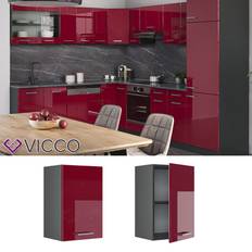 Rouge Meubles Muraux VICCO R-Line Rouge Bordeaux 40 cm Meuble Mural