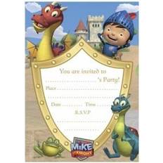 Childrens Parties Cards & Invitations Mike The Knight Partyware Invitations