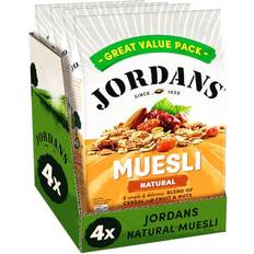 Naturel Cereal, Porridge & Oats Jordans Natural Muesli Breakfast Cereal PACKS 1000g