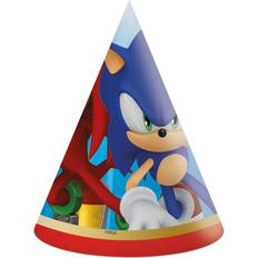 Partyhattar Globos Sonic Hattar 6-pack