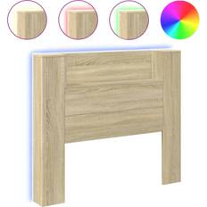 Oak Headboards vidaXL Cabinet with Bed Headboard 120cm