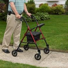 Drive Devilbiss Aluminium Four Wheel Rollator Walking Frame