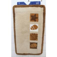 Braun Antirutschmatten Kleine Wolke Badteppich beach sandbeige