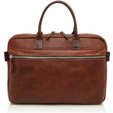 Detachable Shoulder Strap - Leather Briefcases Castelijn & Beerens Renee Rein Laptop bag 15.6'' RFID