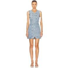 Blue - Short Dress Dresses Agolde Blue Trina Denim Minidress blnc