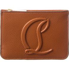 Christian Louboutin My Side Leather Card Case Brown