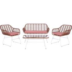 Dkd Home Decor with synthetic rattan Outdoor Lounge Set