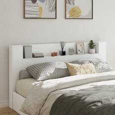 Polyester Headboards vidaXL Cabinet With Led 200x16.5x103.5 cm Headboard