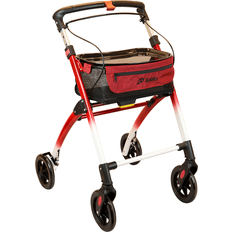 Hälsovårdsprodukter Jaguar Jaguar inomhusrollator, Röd/Vit, Jubileumsutgåva