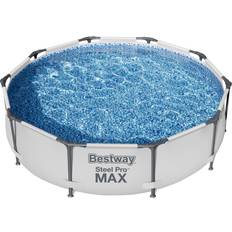 Bestway Rektangulær Oppustelige pools Bestway Steel Pro MAX Pyöreä Maanpäällinen Allas 3 m Harmaa