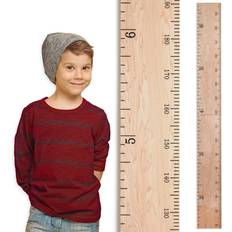 Height Charts Studio Headwaters Wooden Ruler Growth Chart Free Measurement Milestone Stickers Nursery Schoolhouse Ruler