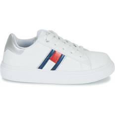 Cotone Scarpe da ginnastica Tommy Hilfiger Kid's Flag Lace-Up - White/Silver