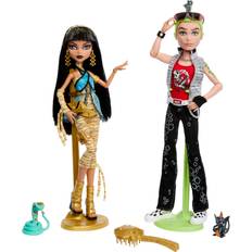 Monsters Dolls & Doll Houses Monster High Booriginal Creeproduction Dolls Two-Pack, Cleo De Nile and Deuce Gorgon Collectible Reproductions Doll Stands, Diaries, and Pets Amazon Exclusive