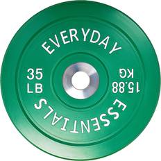 Weight Plates BalanceFrom Everyday Essentials Color Coded Olympic Bumper Plate Weight Plate w Steel Hub