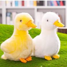 Speelgoed 8 Inch Small Yellow Duck Plush Toys Duck Stuffed Toys Yellow White